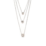 Load image into Gallery viewer, 3 Layer Necklace White
