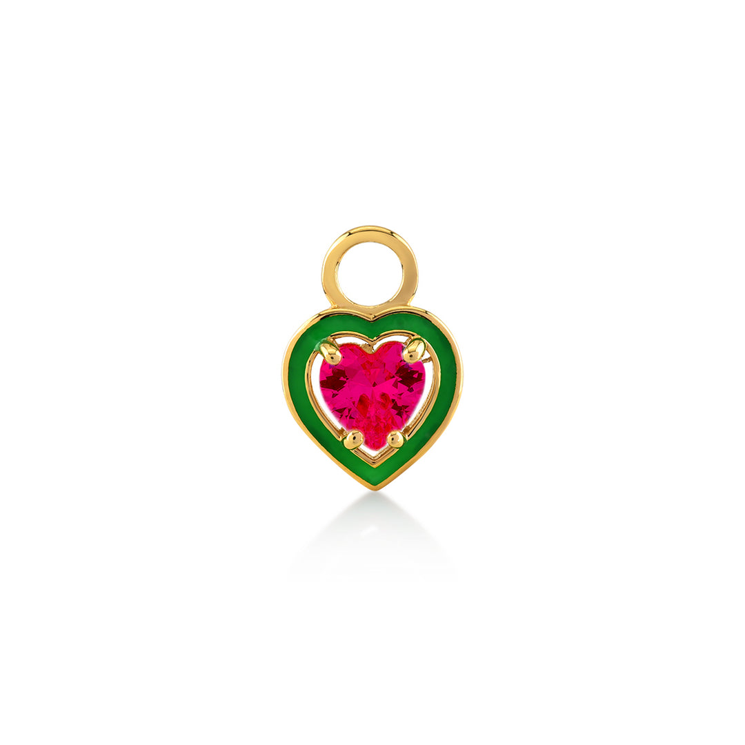 Heart Charm Pink