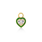 Load image into Gallery viewer, Heart Charm - Green
