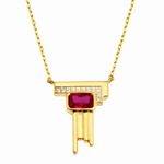 Load image into Gallery viewer, Rectangle Necklace
