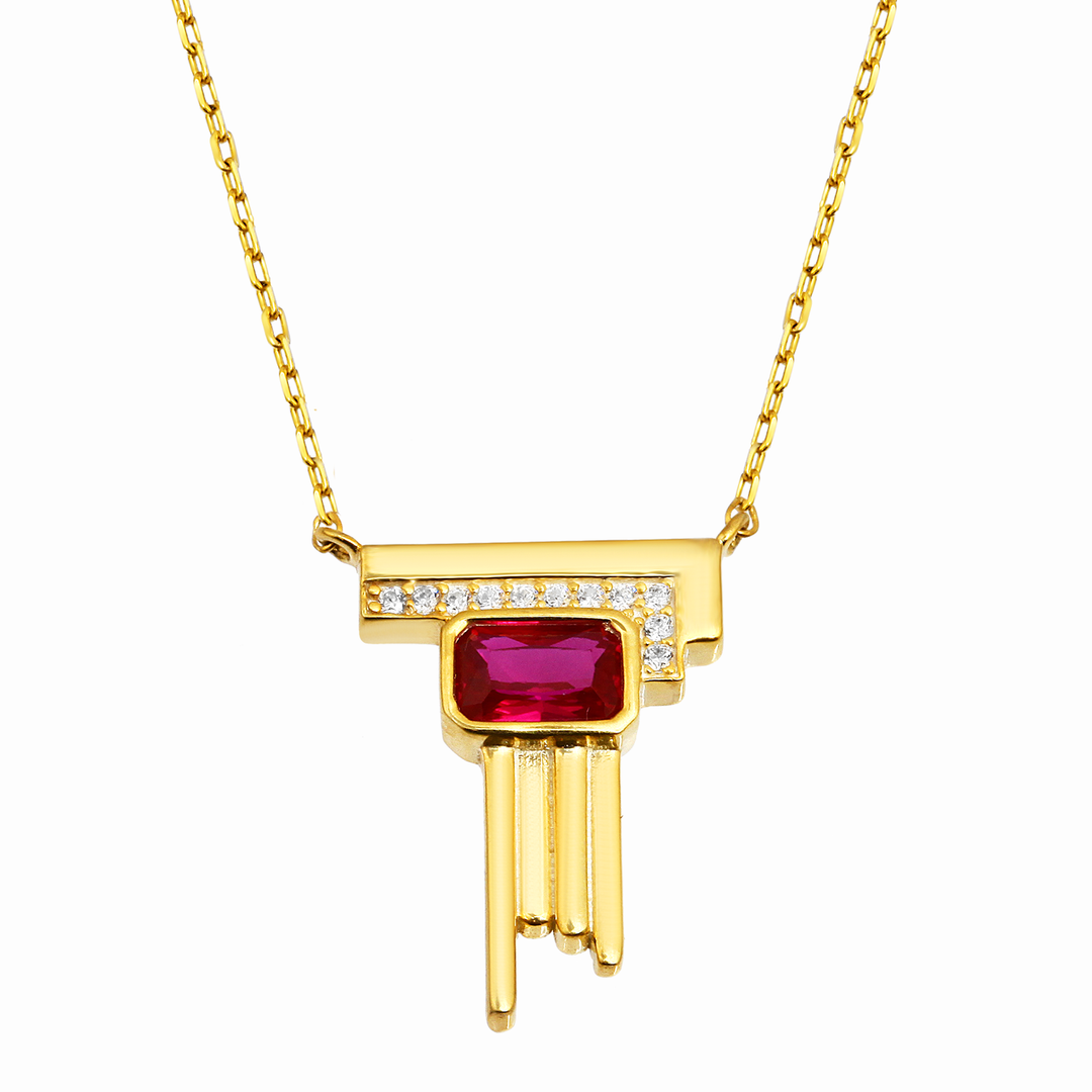 Rectangle Necklace