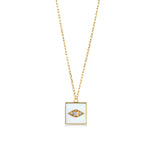 Load image into Gallery viewer, White Eye Necklace
