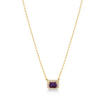 Load image into Gallery viewer, Purple Bedazzle Necklace
