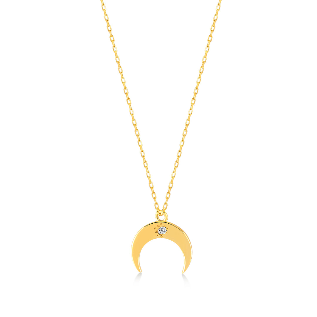 Crescent Layering Necklace