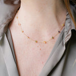 Load image into Gallery viewer, Heart Multi color Chain Necklace
