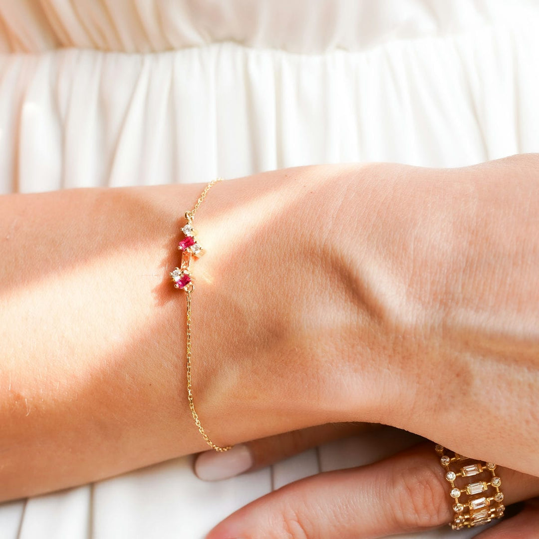 Pink Stones Bracelet