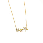 Load image into Gallery viewer, 3 Star Necklace
