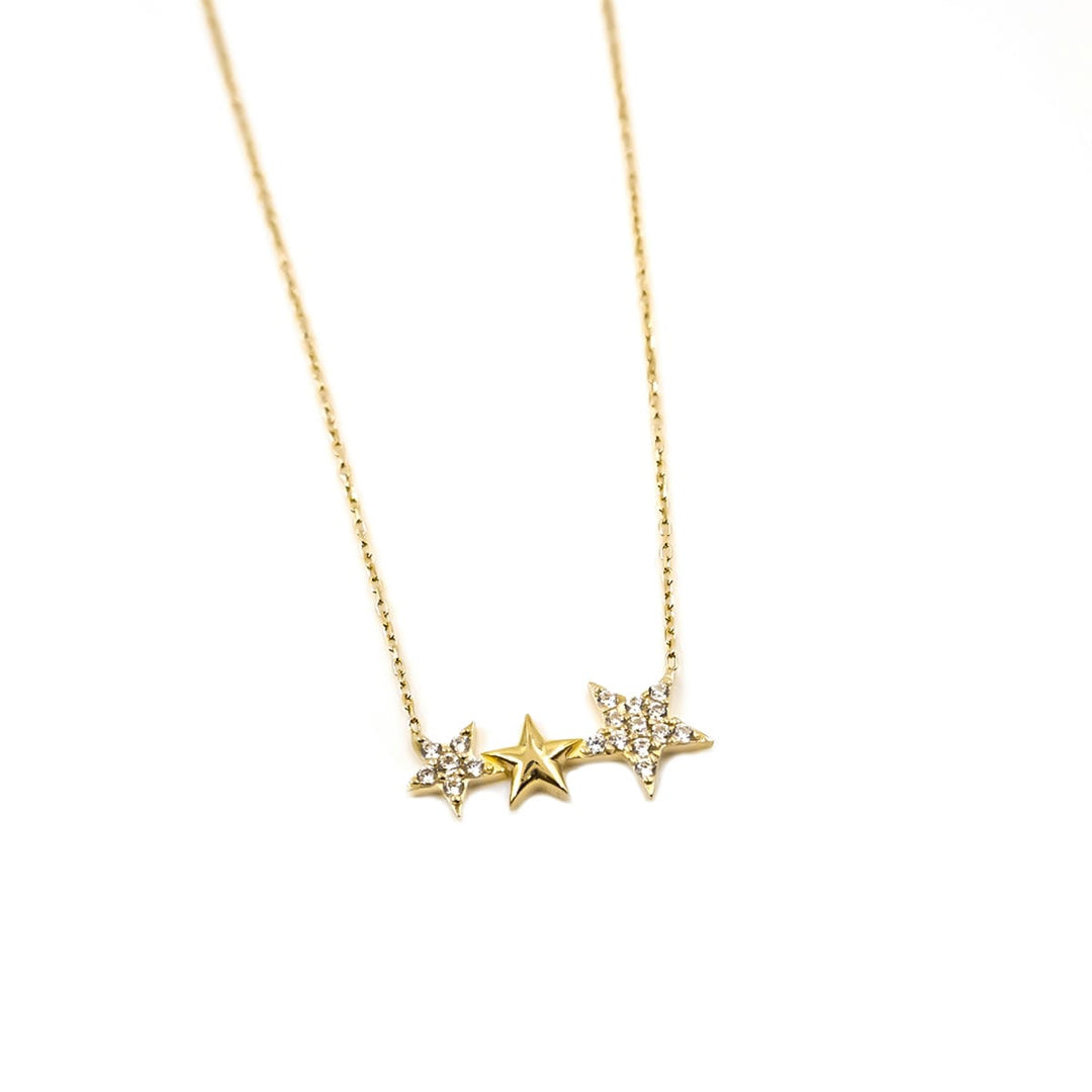 3 Star Necklace