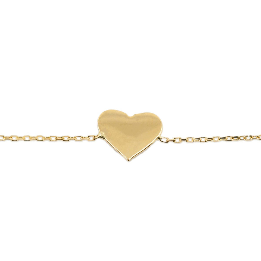 Flat Heart Bracelet